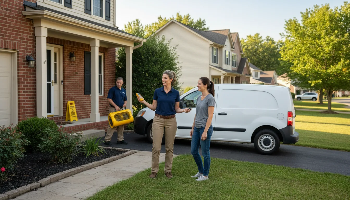 Water restoration image for Dehumidification And Cleanup Services in Bucyrus, KS